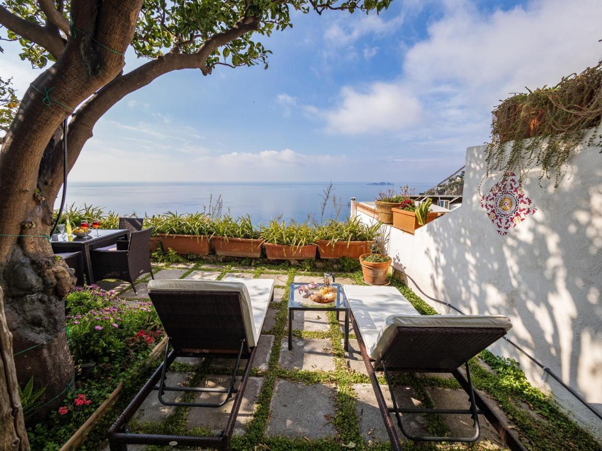 Scorcio D' Oltremare - Sea View Apt In Positano Exterior photo